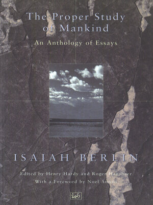 cover image of The Proper Study of Mankind